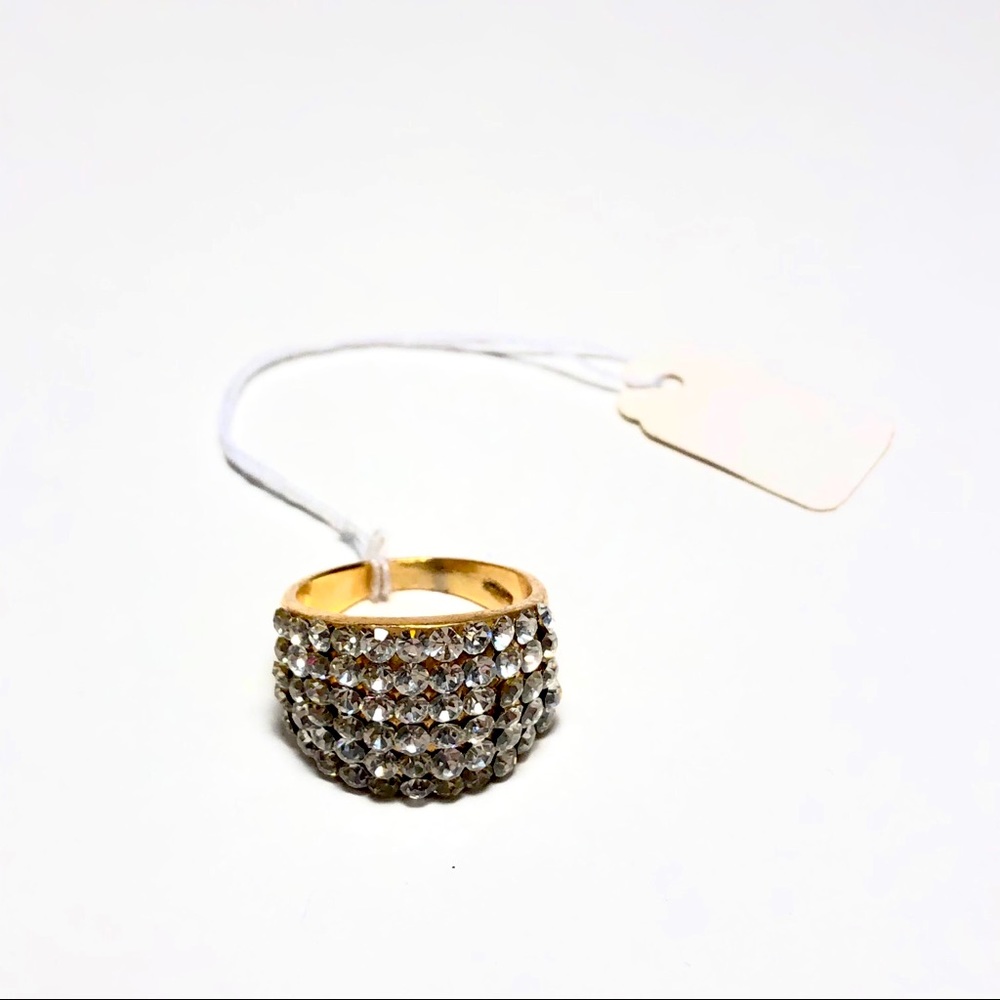 Gemstone “bling” ring